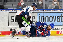 Eishockey, Herren, DEL, Saison 2020-2021, Playoff Viertelfinale 1, Adler Mannheim - Straubing Tigers, 20.04.2021