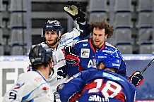 Eishockey, Herren, DEL, Saison 2020-2021, Playoff Viertelfinale 1, Adler Mannheim - Straubing Tigers, 20.04.2021