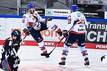 Eishockey, Herren, DEL, Saison 2020-2021, Playoff Viertelfinale Spiel 2, Straubing Tigers - Adler Mannheim, 22.04.2021