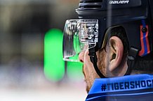 Eishockey, Herren, DEL, Saison 2021-2022, Playoff, Viertelfinale, Spiel 1, Straubing Tigers - Adler Mannheim, 10.04.2022